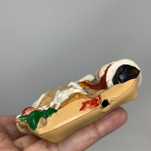 Vintage cottage Santa & elf Christmas tree ornament decoration - Picture 16 of 16